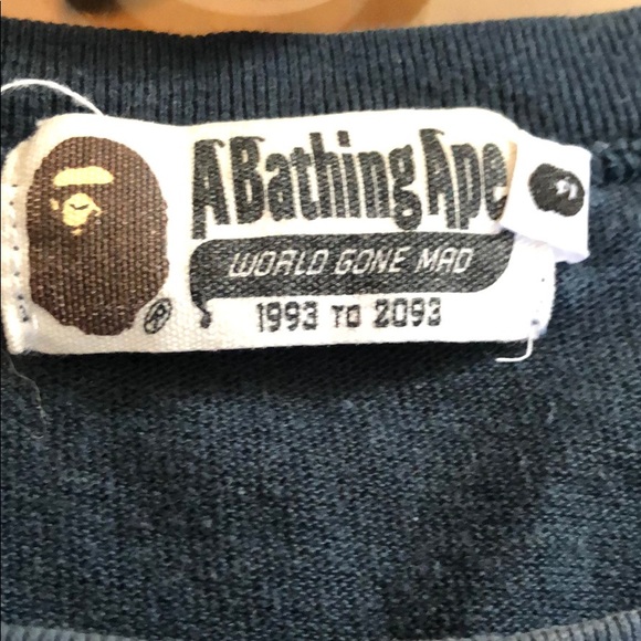 Bathing Ape T Shirt Rare - Picture 1 of 6